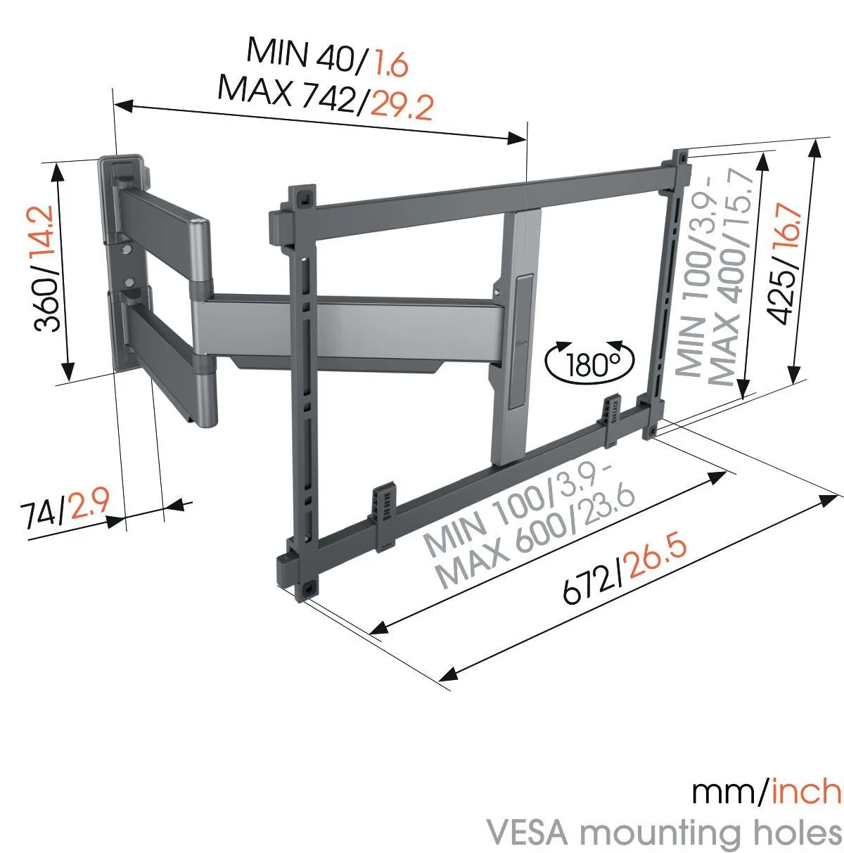VOGEL's TVM 5841 CORE Serie