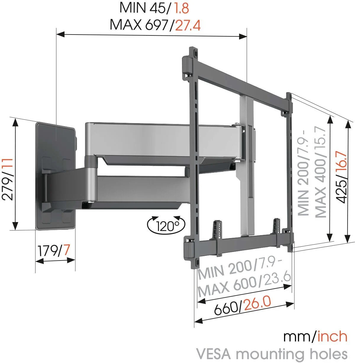 VOGEL's TVM 5851 CORE Serie
