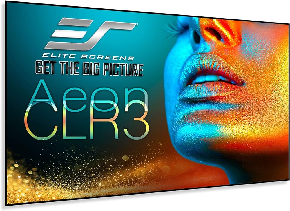 Elite Screens CLR-3 Blackfire. Die ultimative Hochkontrast-Leinwand für Ultrakurzdistanz-Beamer #4