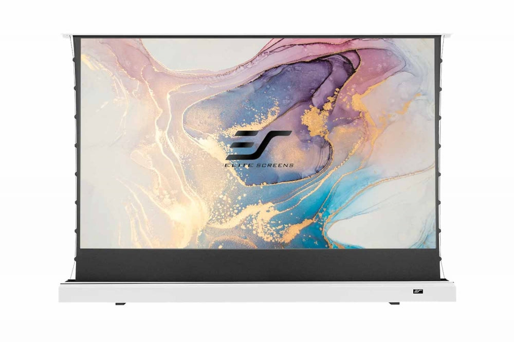 Elite Screens Kestrel Tab Tension. Boden-Motorleinwand mit Seilspannung. Cine Grey-Tuch! #3
