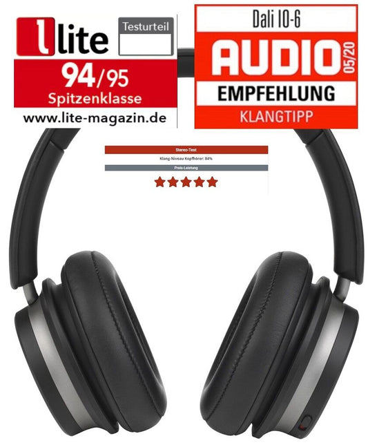 DALI IO-6 Kopfhörer der. absol. Spitzenklasse. Bluetooth. Noise Cancelling. Auslauftyp. Restposten.