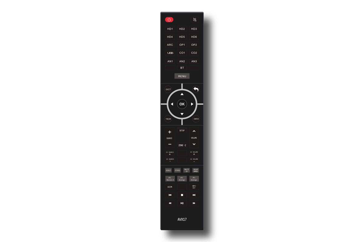 IOTAVX AVX17. Highendiger AV-Vorverstärker für bis zu 17 Kanäle und 4 Subwoofer. Parametrische Klangregelung!