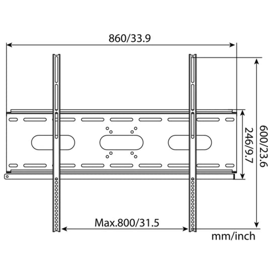 myWall Wandhalterung 42"-100"