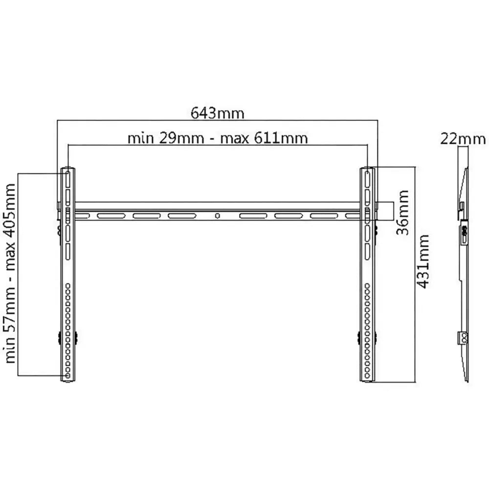myWall Wandhalterung 32"-70"