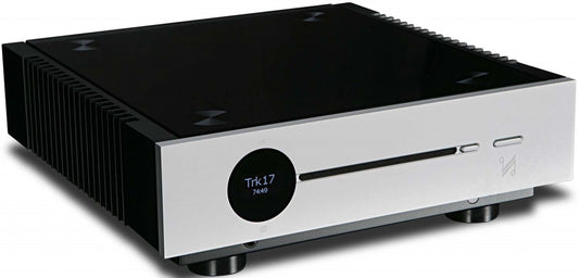 QUAD ATERA SOLUS Vollverstärker mit integriertem CD-Player und DAC, Bluetooth, USB DSD. — Silber