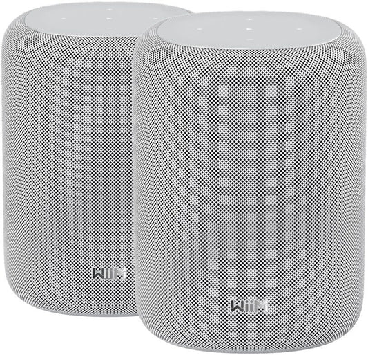 WiiM Sound Lite. Doppelpack. Klangstarker, kabelloser Minilautsprecher. Einzeln, paarweise oder als Rear für WiiM Soundbar!