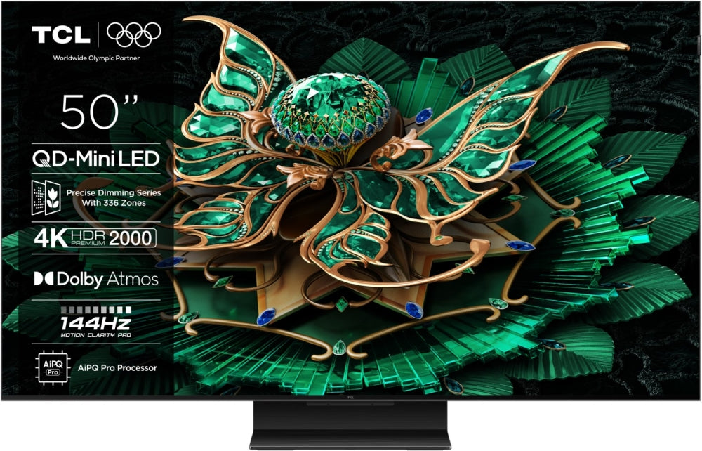 TCL 50MQ85. 50 Zoll/126 cm Diagonale. MiniLED! Onkyo-Sound-System! 144 Hz! Super-Preis! #1