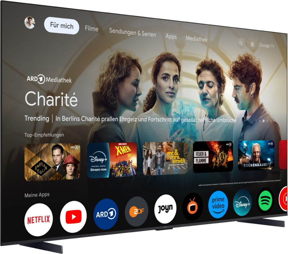 TCL 98P89K. 98"/248 cm QLED-TV. 144 Hz. AiPQ-Prozessor. WM-AKTION!