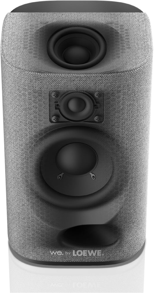 We. by Loewe. We. Boost 4.1.2 A/V-Lautsprechersystem mit Aktiv-Subwoofer. Stoff Ash grey. Mit HDMI 2.1 Dongle!