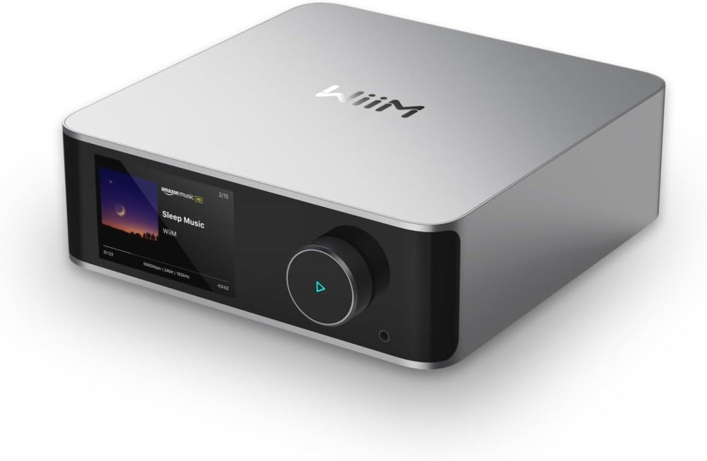 WiiM Amp Ultra. Neuheit 2025! 2 x 200 W/4 Verstärker und integr. WiiM Ultra-Streamer — Silver