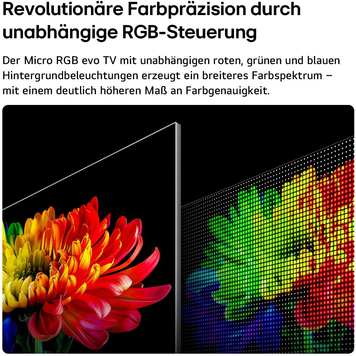 LG 100 MRGB96B9. 253 cm Riesen-TV der absol. Spitzenklasse. MiniLED/RGB.