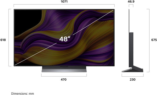LG 48G59LS. Erster G in 48 Zoll! Standmodell. 122cm. Restposten!