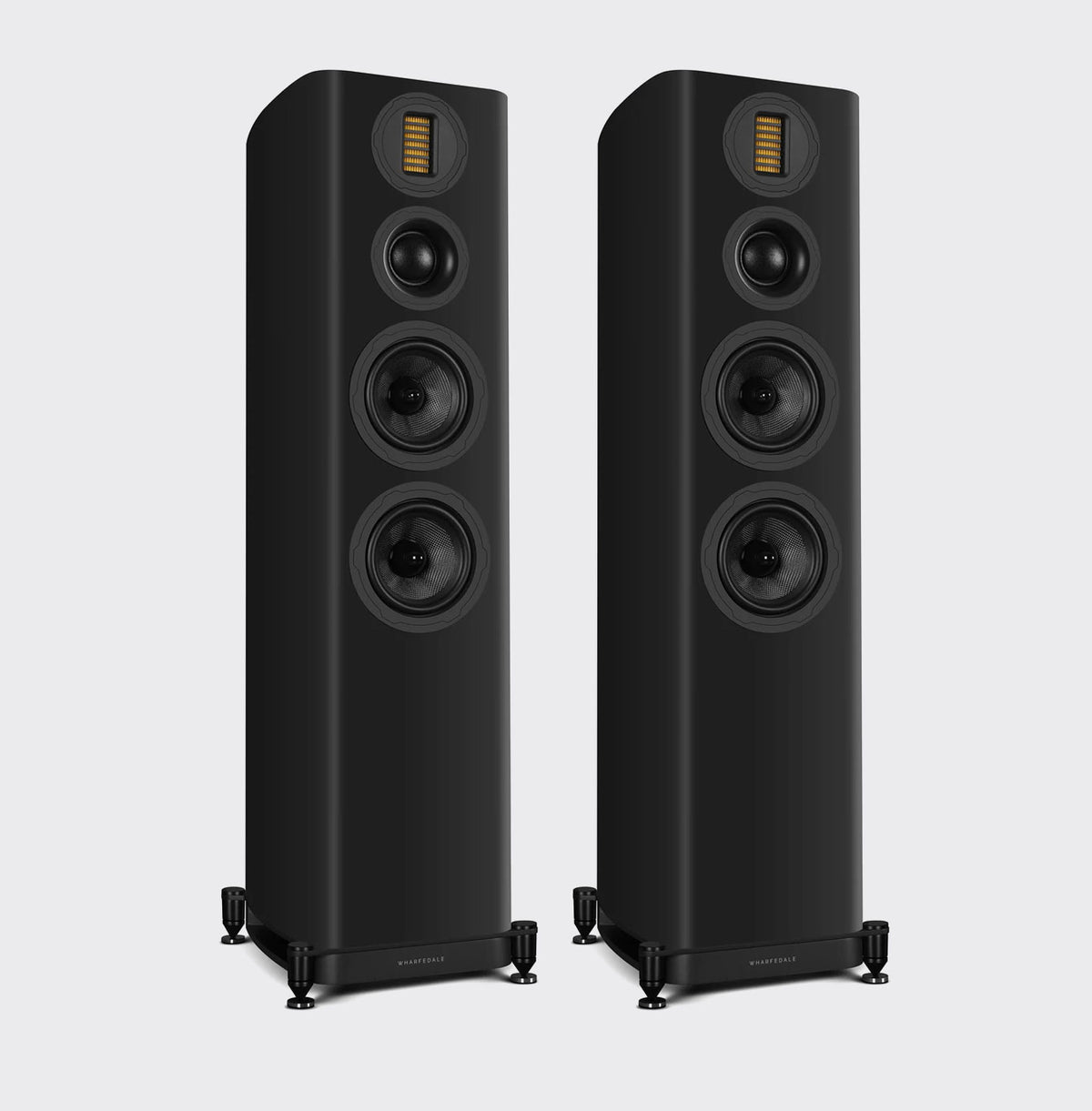 WHARFEDALE EVO 5.4. Deutlich verbesserter Nachfolger der EVO 4. Sehr edles Mattlack-Design.