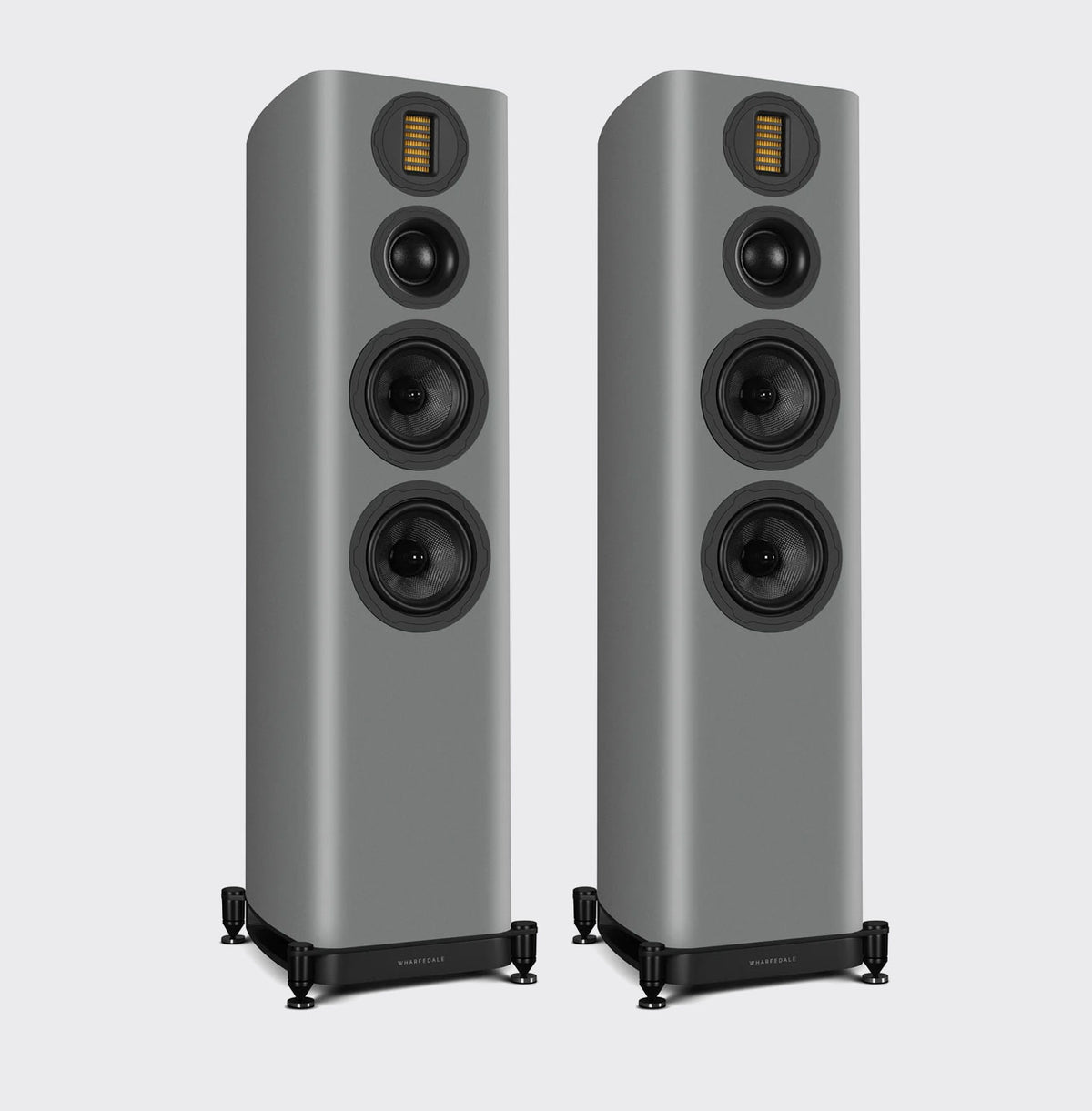 WHARFEDALE EVO 5.4. Deutlich verbesserter Nachfolger der EVO 4. Sehr edles Mattlack-Design.