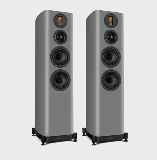 WHARFEDALE EVO 5.4. Deutlich verbesserter Nachfolger der EVO 4. Sehr edles Mattlack-Design.
