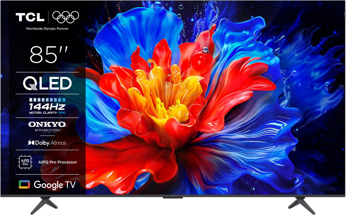 TCL 85P89K. 98"/ 215 cm QLED-TV. 144 Hz. AiPQ-Prozessor. STARTAKTION ONLINESHOP 2026