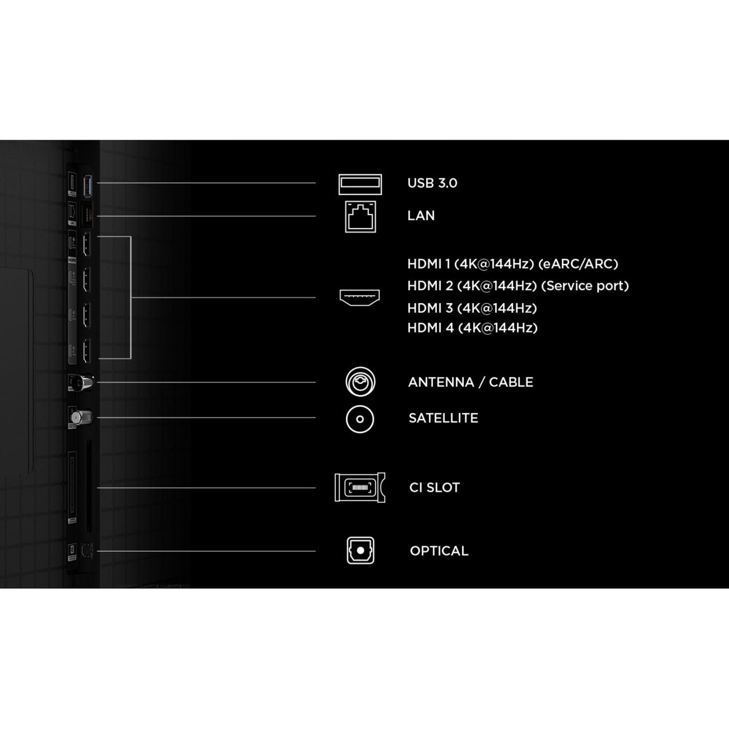 TCL 98C89L. SQD MiniLED. Referenzklasse. 248 cm Diagonale. 6000 Nits. 4432 Zonen. B&O Sound