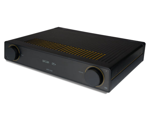 ARCAM Radia A5+. Audiophiler Stereo-Verstärker mit Snapdragon Sound für Bluetooth v5.4 und Auracast. Phono-PreAmp.