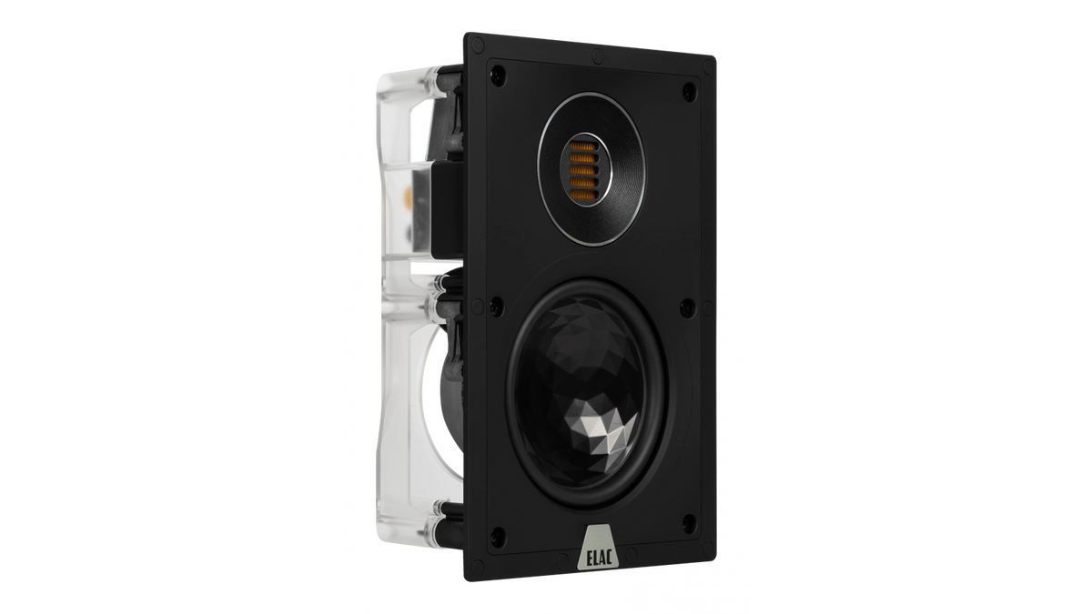 Elac Vertex III IW-VJ63-W Einbaulautsprecher mit geradem JET Hochtöner 24 cm. 10 cm Tiefe