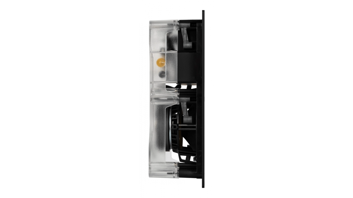Elac Vertex III IW-VJ63-W Einbaulautsprecher mit geradem JET Hochtöner 24 cm. 10 cm Tiefe