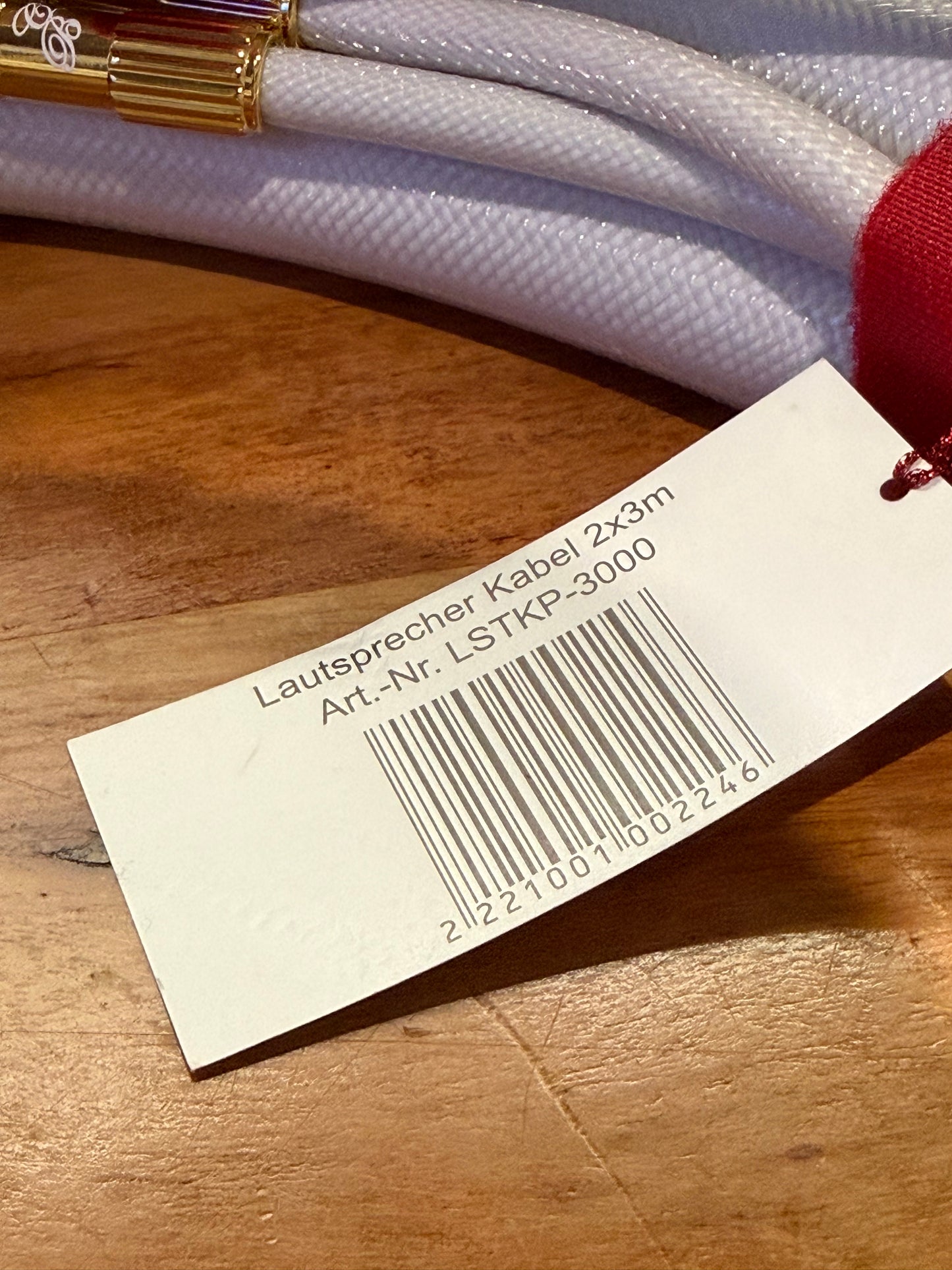 Cable Brothers Arabesque Lautsprecher Kabel 2x3m