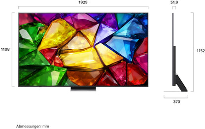LG 86MRGB87B9B. 218 cm Riesen-TV der Spitzenklasse. MiniLED/RGB. 144 Hz. Edler Mittelfuß!