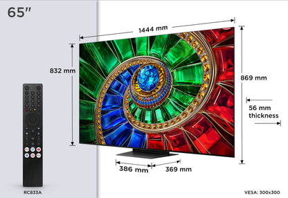 TCL 65RM7L. RGB MiniLED. Referenzklasse. 164 cm Diagonale. 2000 Nits. 1344 Zonen. Superdünn! (Kopie) (Kopie) (Kopie)