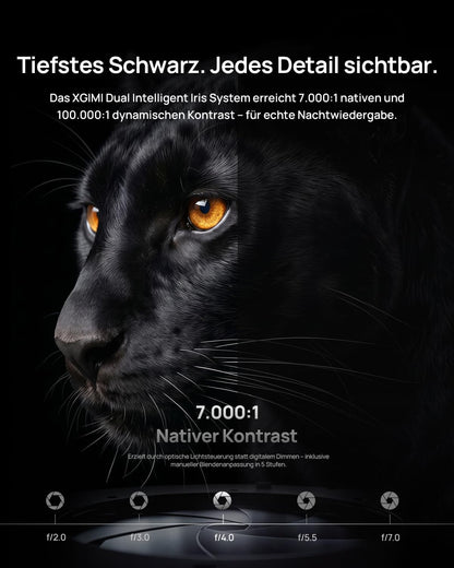XGIMI Titan Noir. Der neue professionelle 4K-Dual-Laser-Projektor mit 4800 Lumen! 3D!