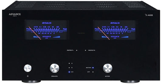 ADVANCE PARIS X-A 600. Stereo-Endstufe d. Spitzenklasse. 2 x 300 Watt. 25 Kg schwer! Aussteller #1