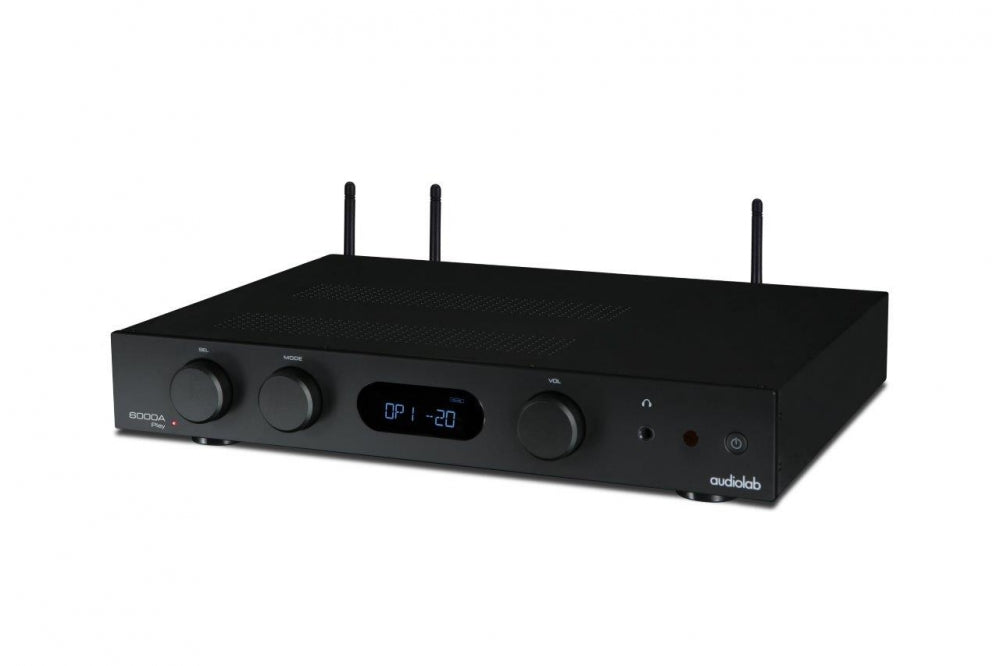 Audiolab 6000 Play. Der fantastische HighEnd-Verstärker mit Streaming, WLAN, Bluetooth. Alu-Gehäuse!