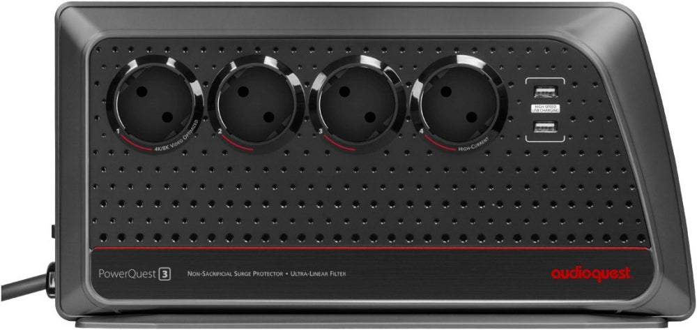 Audioquest PowerQuest 3. Netzfilter und Überspannungsschutz mit 8 Eingängen, 4 x USB HighSpeed #2