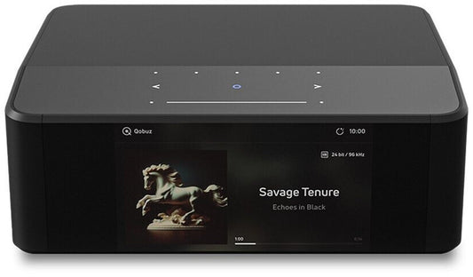 Bluesound Node Icon. Hochwertiger Musikstreamer der HighEnd-Klasse. Roon-Ready. Display!