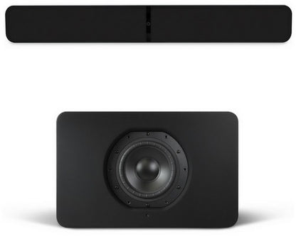 Bluesound Pulse Soundbar +. Brandneue Top-Soundbar. schwarz  schwarz mit Subwoofer