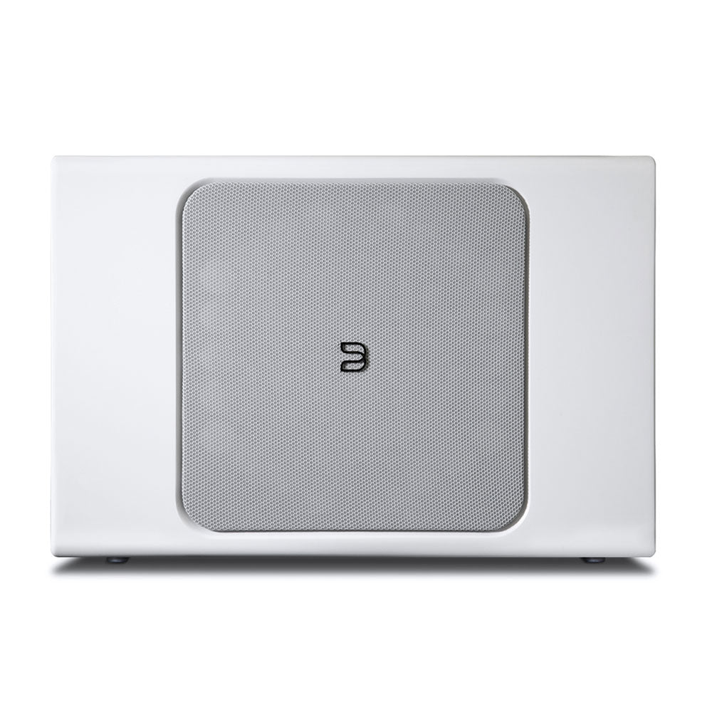 Bluesound Pulse Sub +. Ultraflacher Top-Subwoofer auch für Wandbefestigung. Ideal zur Soundbar+!