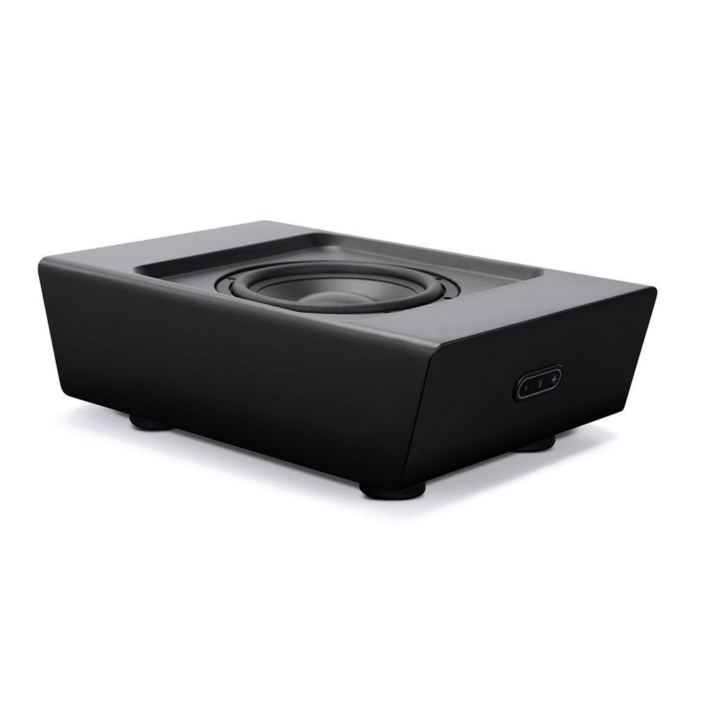 Bluesound Pulse Sub +. Ultraflacher Top-Subwoofer auch für Wandbefestigung. Ideal zur Soundbar+!