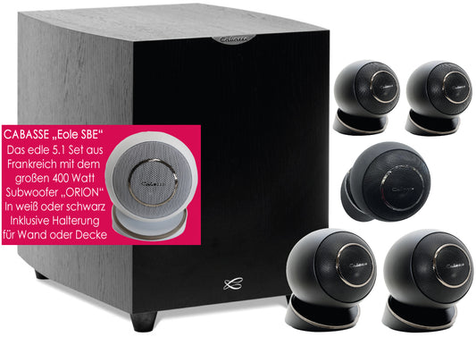 CABASSE Eole 4 SE. Das überragende 5.1 Set aus Frankreich. Mit großem 400 Watt Subwoofer ORION! #1