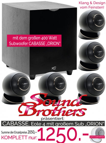 CABASSE Eole 4 SE. Das überragende 5.1 Set aus Frankreich. Mit großem 400 Watt Subwoofer ORION! #11