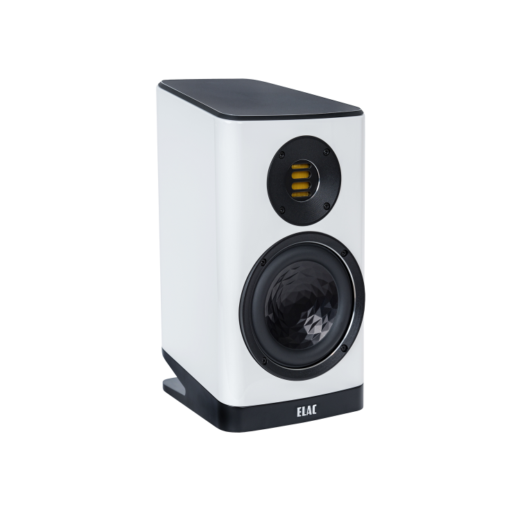 ELAC VELA BS 403 Mk2(Stück) Mit JET-6 Bändchen-Hochtöner! Sonderpreis! — Weiß Lack Hochglanz