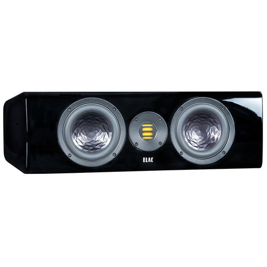 ELAC VELA CC401 Mk 2 CENTERLAUTSPRECHER Jetzt noch besser mit JET-6 Bändchen-Hochtöner! — Schwarz Lack Hochglanz