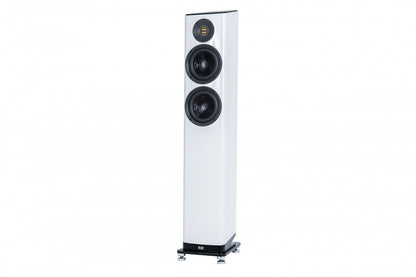 ELAC VELA FS 407 Mk2 HighEnd-Lautsprecher. Vela-Design! Mit JET-6. Div. Farben. Sonderpreis! — Weiß Lack Hochglanz