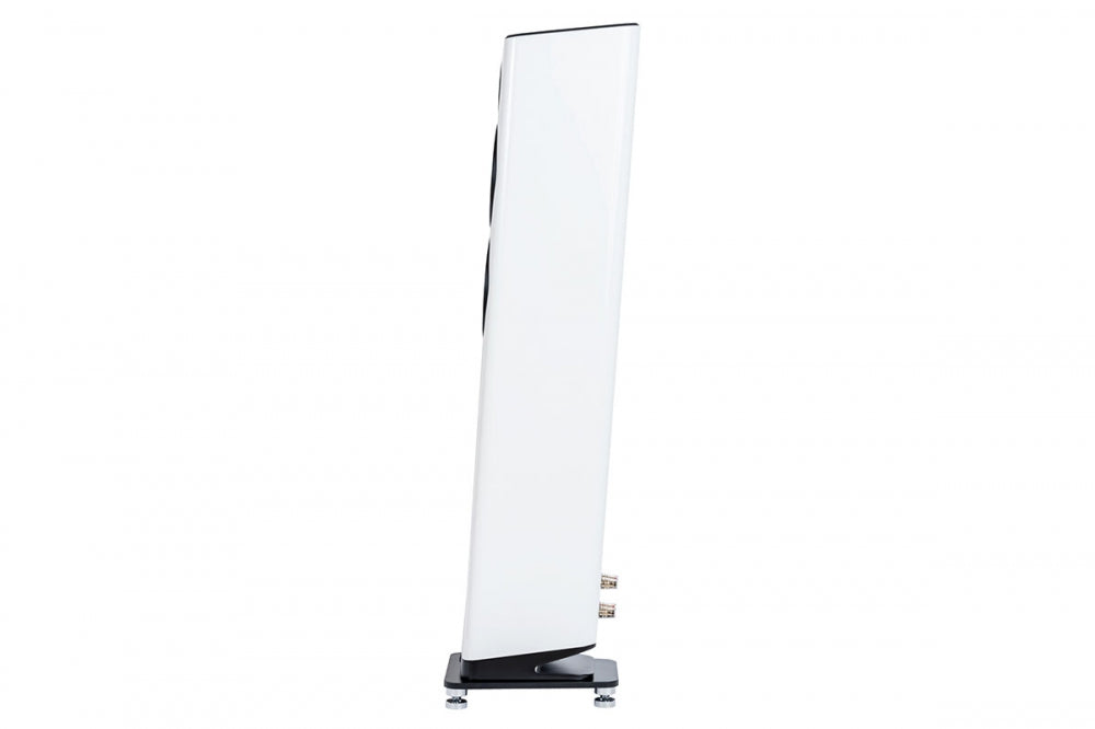 ELAC VELA FS 407 Mk2 HighEnd-Lautsprecher. Vela-Design! Mit JET-6. Div. Farben. Sonderpreis! — Weiß Lack Hochglanz