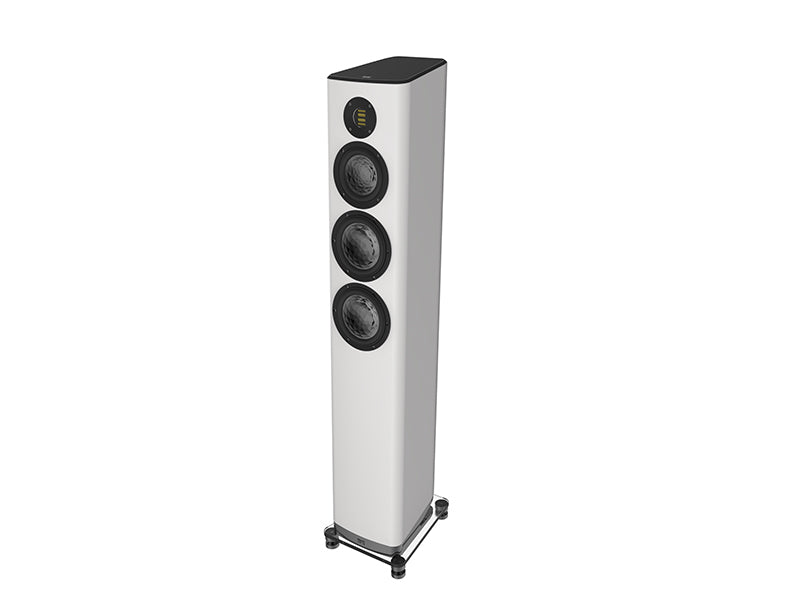 ELAC VELA FS 409 Mk 2 STANDLAUTSPRECHER (Stück) Jetzt noch besser mit JET-6 Bändchen-Hochtöner! — Weiß Lack Hochglanz
