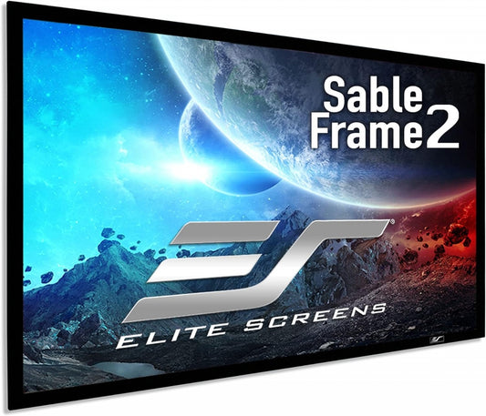 Elite Screens Sable Frame. Die überragende, preisattraktive Rahmenleinwand. Weiß oder Kontrastgrau! #1