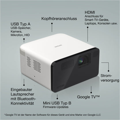 EPSON EF 21. Laser-Beamer für Heimkino und unterwegs. 1000 Lumen. Google-TV an Bord. Plug & Play! #7