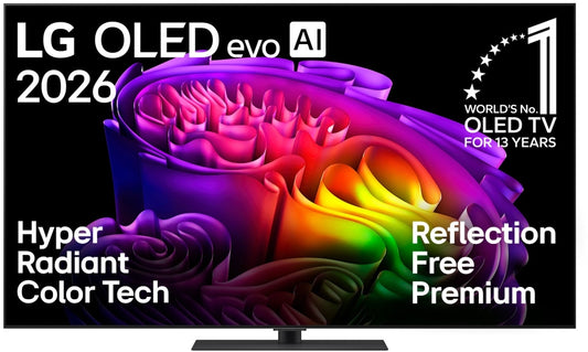 LG 65G68LW/69LS. 164 cm Diagonale. Reflektionsarmer Premium OLED mit HRCT. Wand (W)-oder Stand (S)