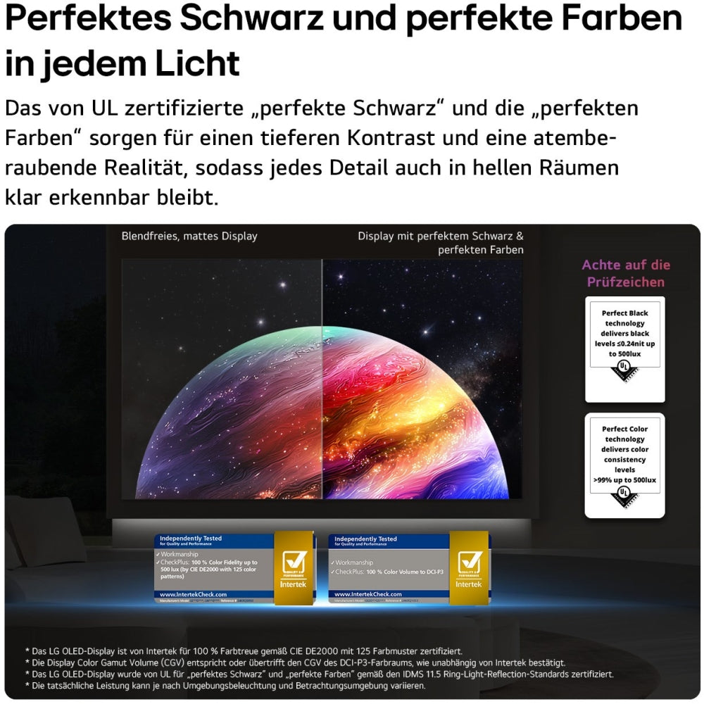 LG 77C68. Neuheit. 195 cm Diagonale. OLED/EVO-TV. HRCT. Refelektionsarm!