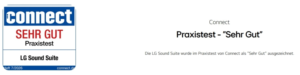 LG Sound Suite W7. Neuheit 2026. 220 Watt Aktiv-Subwoofer d. Spitzenklasse.
