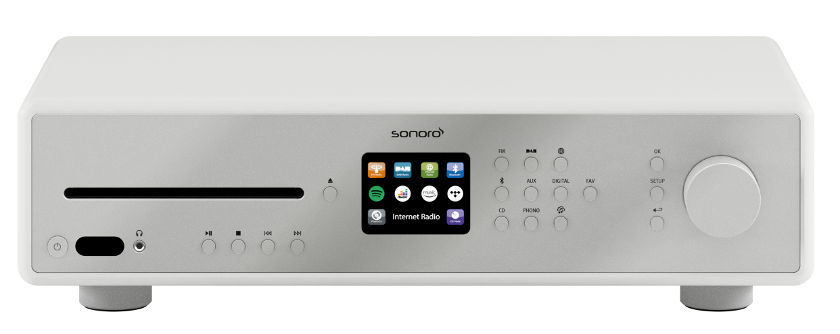 SONORO HiFi-Anlage 1 : Maestro + Orchestra Slim-Boxen. Schwarz oder weiß. SUPER-DEALZ!