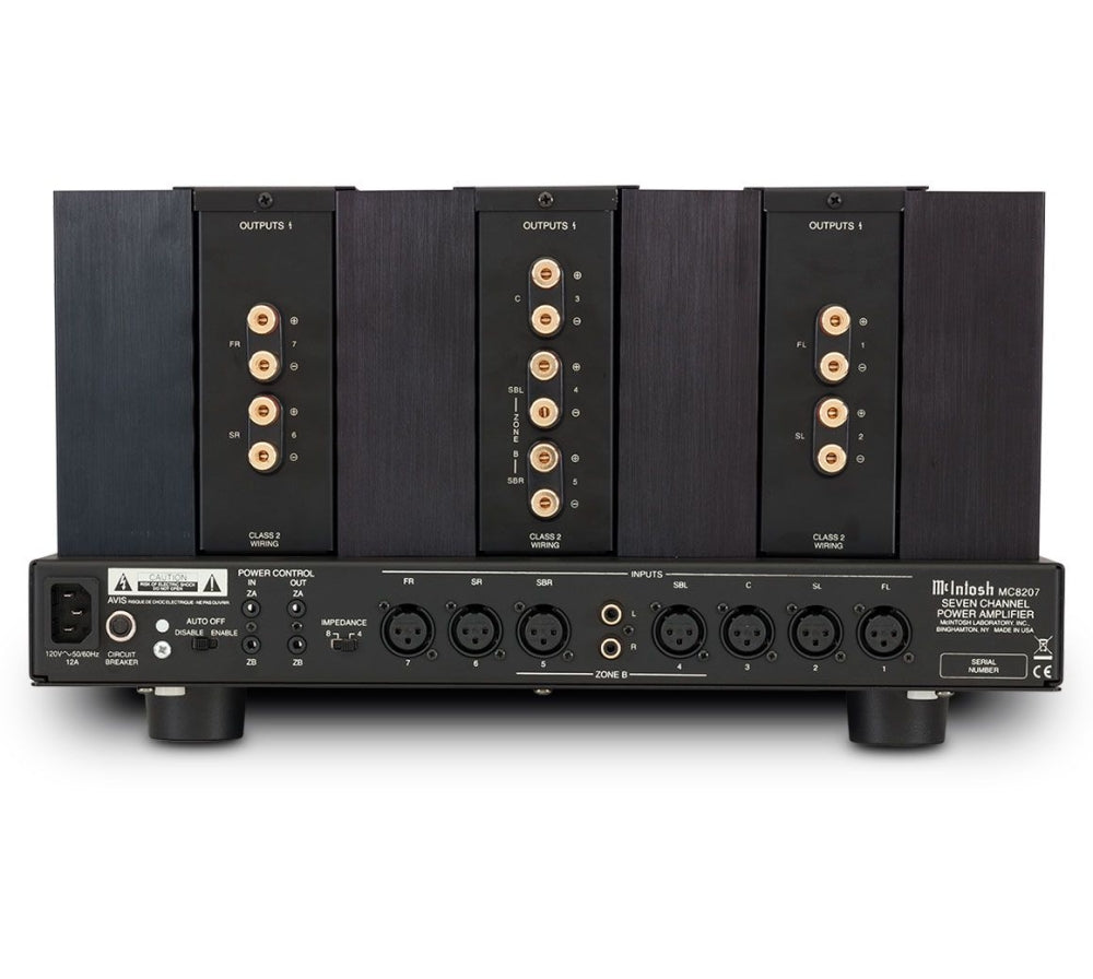 Mc Intosh MC-8207AC. Klassische Mac HighEnd-AV-Endstufe. 7 x 200 W/4 Ohm. Dynamic Power Management! #2