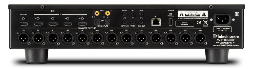 Mc Intosh MX-100. HighEnd-AV-Vorverstärker mit Audissey Correction. Auslauftyp. Sonderpreis auf Anfr #2